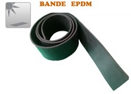 Bande EPDM Noir Largeur 400 MM Epaisseur 3 MM en rouleau de 5 Mètres