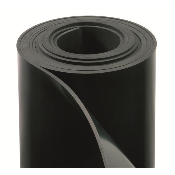 Feuille EPDM (EPDM/SBR) noir Epaisseur 1 mm hauteur 1400 mm