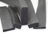 bande en caoutchouc cellulaire Epdm noire croutée 4 faces