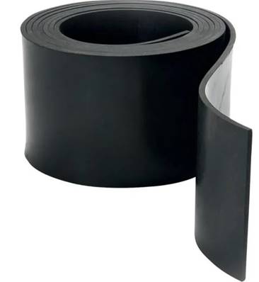 Bande NITRILE NBR Noir Largeur 75 MM Epaisseur 5 MM en rouleau de 5 Mètres