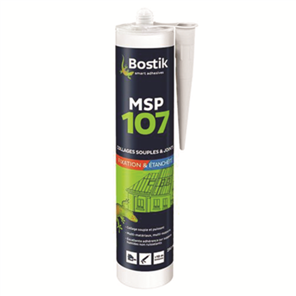 Colle Mastic Polymere Msp 107 Gris 290 ml
