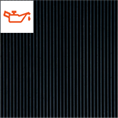 Tapis Strié NBR Résistant à l'Huile Noir Épaisseur 3 MM Hauteur 1200 MM