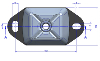 Support Marin Grand 228x68mm-M20 -65 Shore - Charge maxi 800 kg