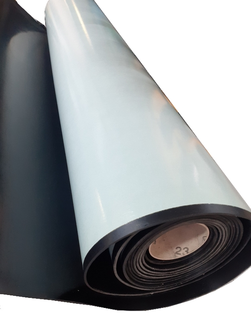 Feuille EPDM (EPDM/SBR) noir Epaisseur 2 mm Adhésif sur 1 face hauteur 1400 mm