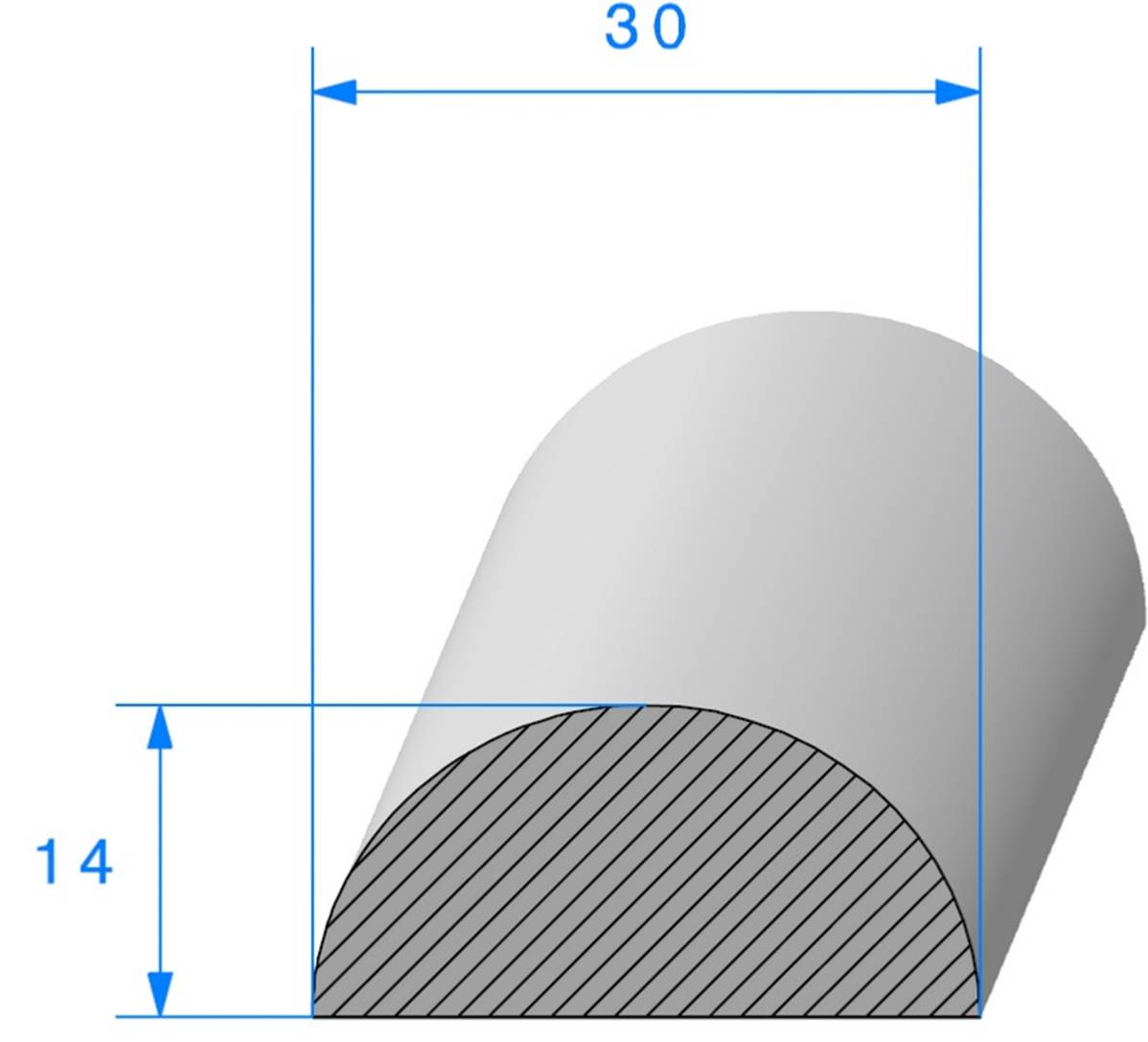 Bandes de mousse epdm en rouleau - Azur Caoutchouc