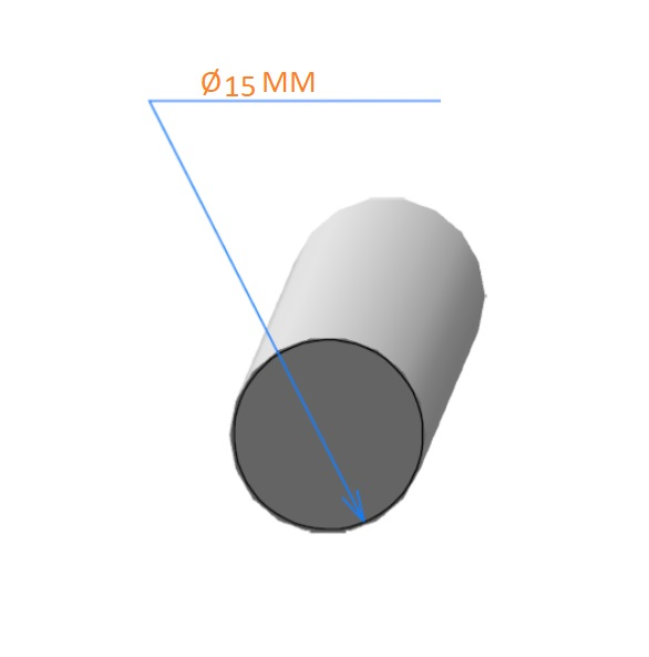Corde Compacte REF CEP15 EPDM 70 Shore A +/-5 -Noir - Ø 15 MM -