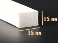 Bande Cellulaire Silicone Blanc largeur 15 mm Epaisseur 15 mm