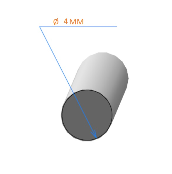 Corde Compacte REF CEP4 EPDM 70 Shore A +/-5 -Noir - Ø 4 MM -