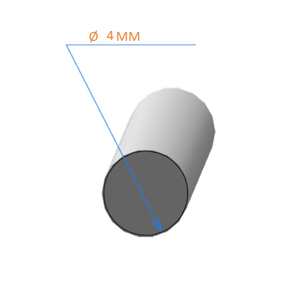 Corde Compacte  REF CEP4 EPDM 70 Shore A +/-5 -Noir - Ø 4 MM -