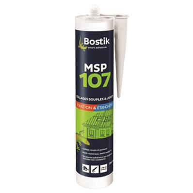 Colle Mastic Polymere Msp 107 Blanc 290 ml