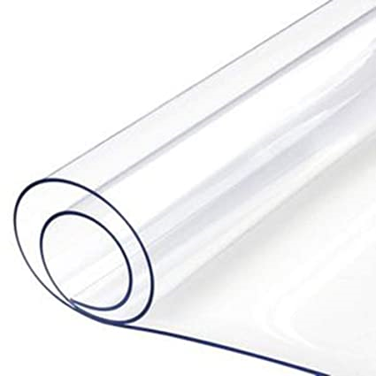 Rouleau de feuille PVC Transparent Alimentaire Epaisseur 1 mm hauteur 1500 mm -