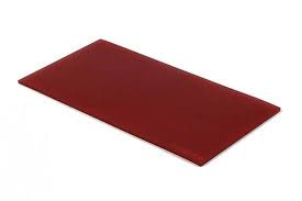 Plaque PU 70SH -Rouge translucide - Épaisseur 2 mm - Format 2000 x 1000 mm